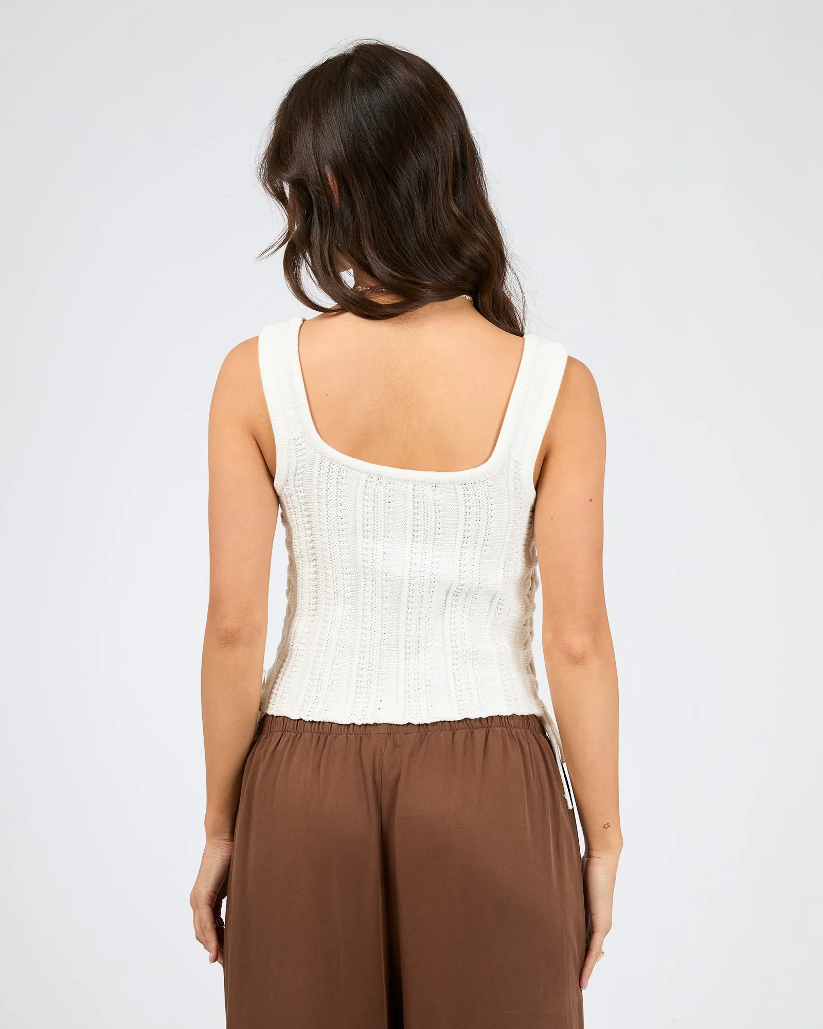 Erin Knit Top Vintage White sold by edge clothing product image thumbnail 3