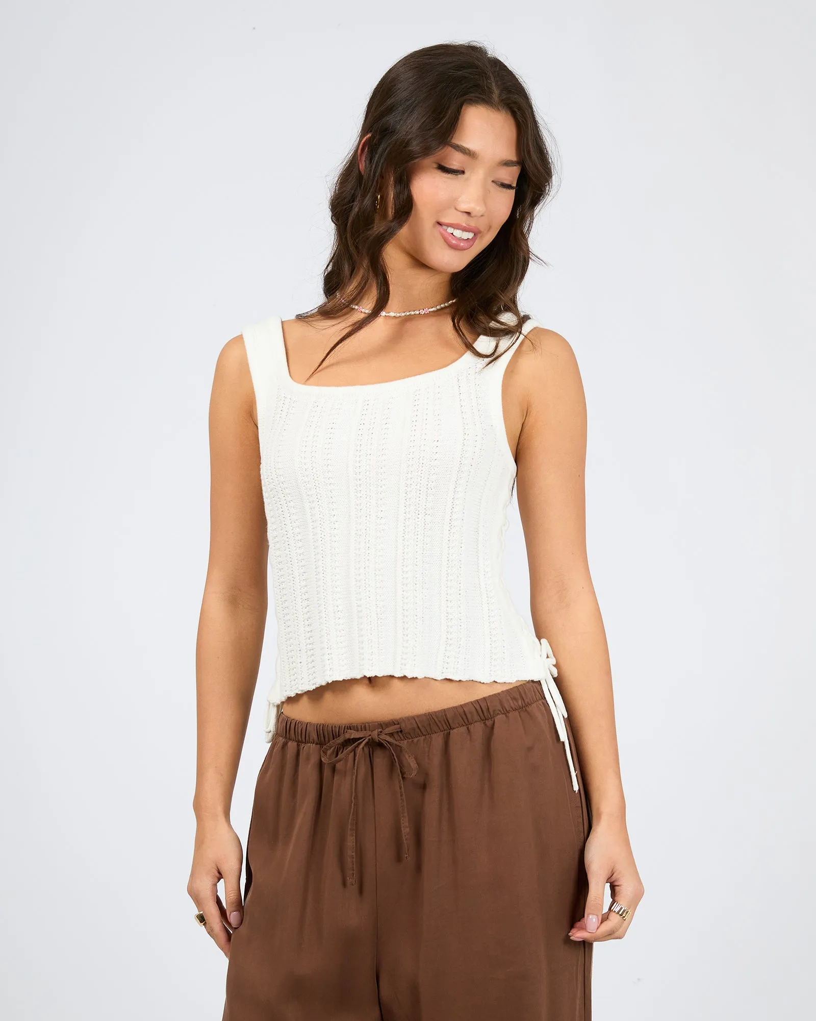 Erin Knit Top Vintage White sold by edge clothing product image thumbnail 2