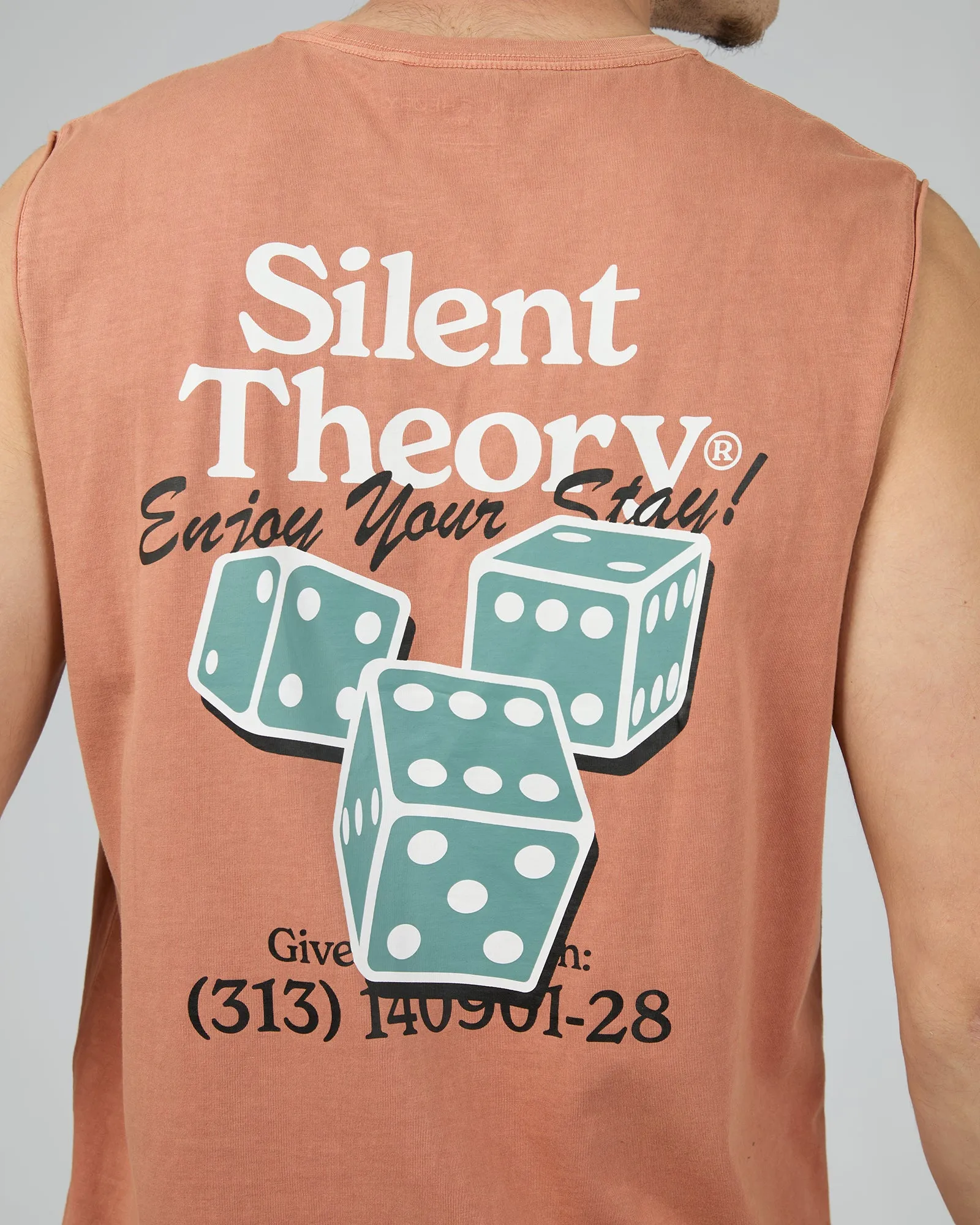 Enjoy Your Stay Muscle Orange sold by edge clothing product image thumbnail 4