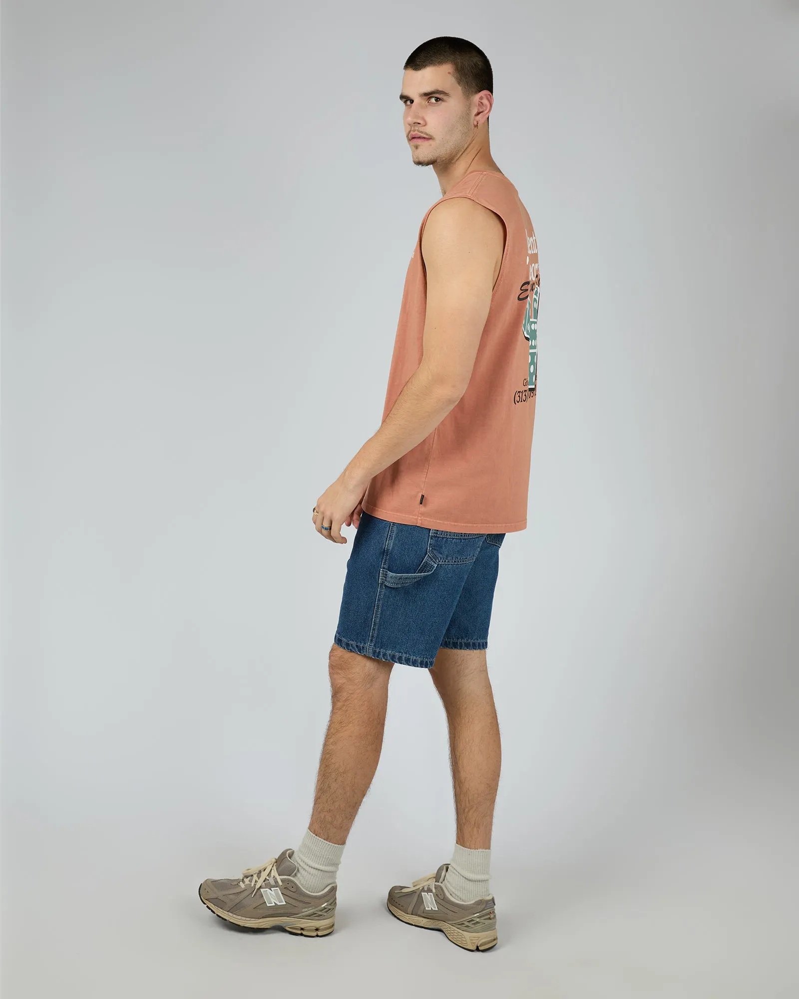 Enjoy Your Stay Muscle Orange sold by edge clothing product image thumbnail 5