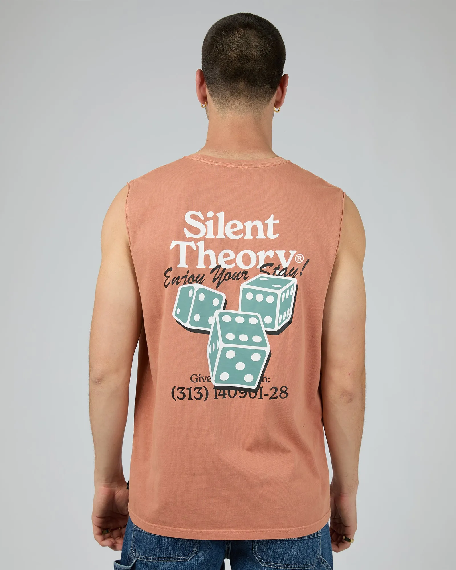 Enjoy Your Stay Muscle Orange sold by edge clothing product image thumbnail 2