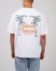 Paradise Palm Tee White sold by edge clothing