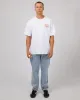 Paradise Palm Tee White sold by edge clothing