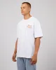 Paradise Palm Tee White sold by edge clothing