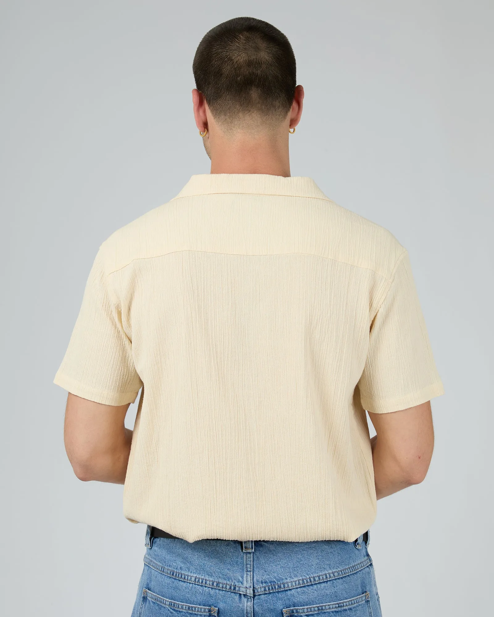 Palm Shirt Chalk sold by edge clothing product image thumbnail 3