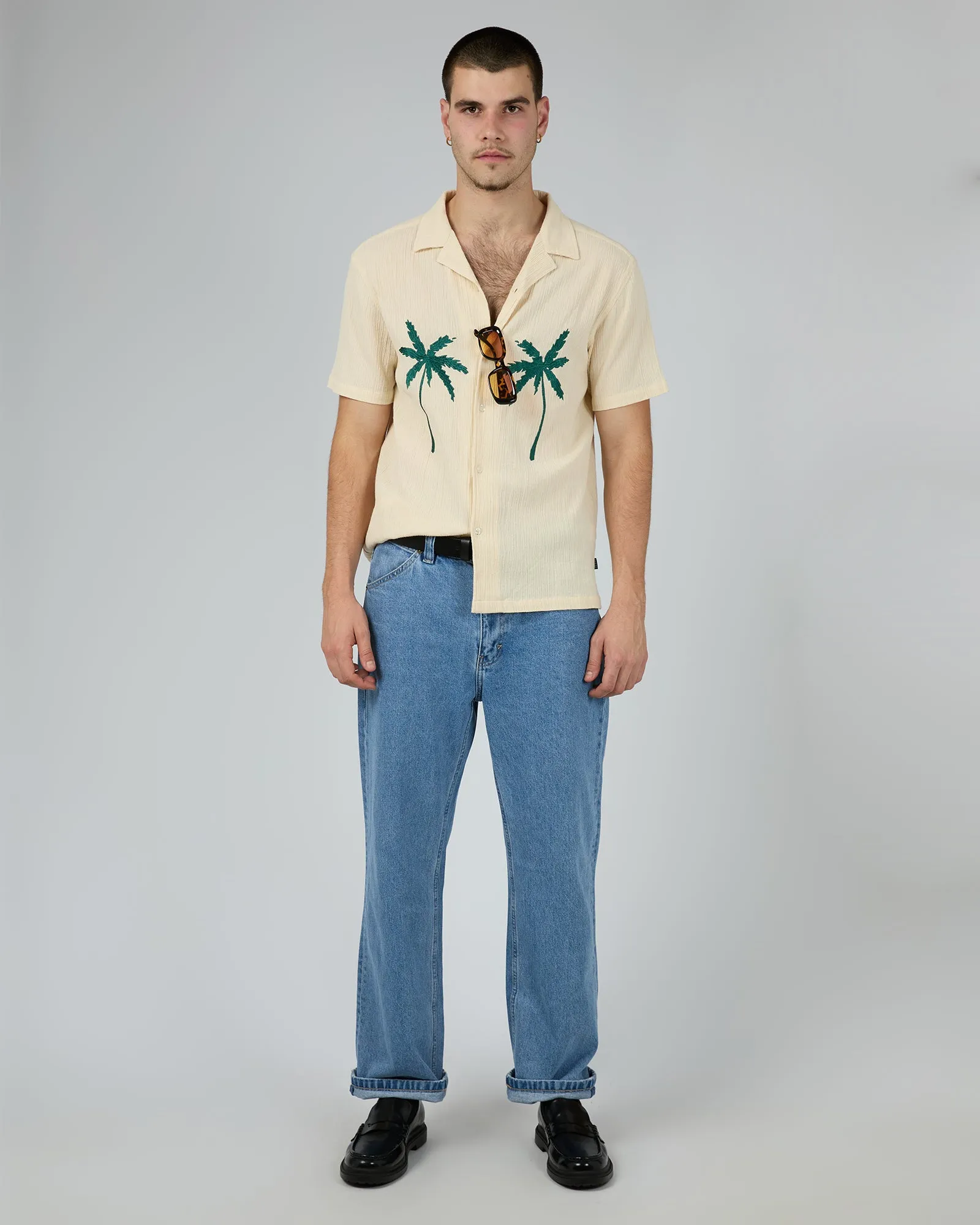 Palm Shirt Chalk sold by edge clothing product image thumbnail 2