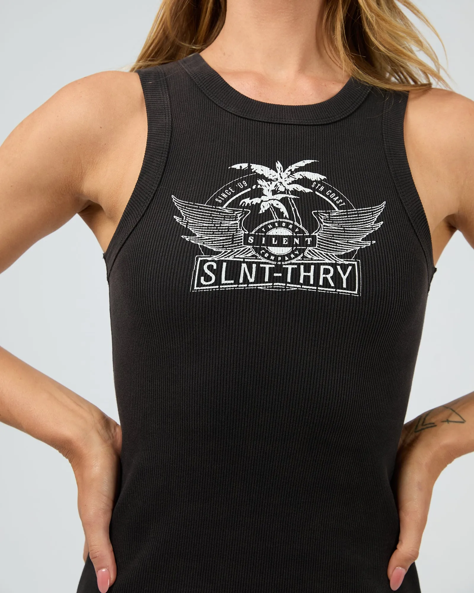 Gravity Mini Dress Washed Black sold by edge clothing product image thumbnail 5