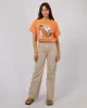 Paradise Found Standard Tee Orange sold by edge clothing