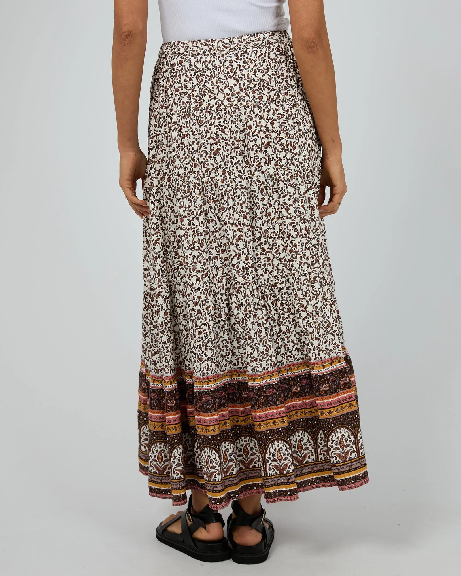 Honey Floral Print Maxi Skirt sold by edge clothing product image thumbnail 3
