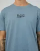 Marked Up Tee Blue sold by edge clothing