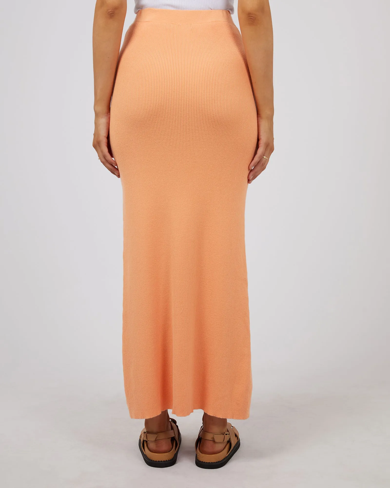 Henley Knit Skirt Orange sold by edge clothing product image thumbnail 3