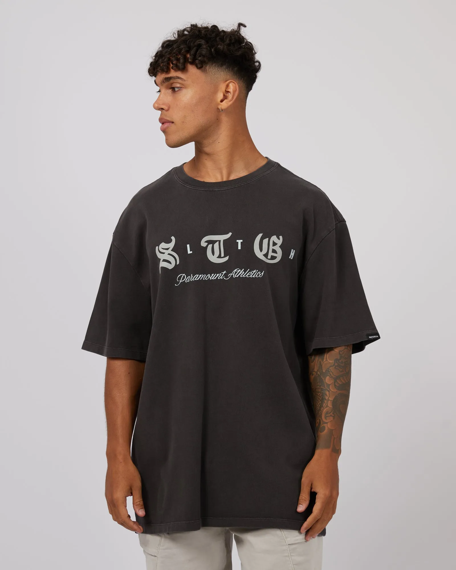 Silhouette Tee Coal sold by edge clothing