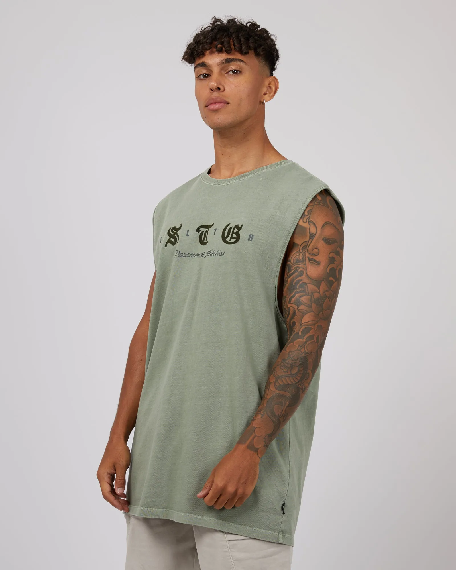 Silhouette Muscle Fig Green sold by edge clothing product image thumbnail 4