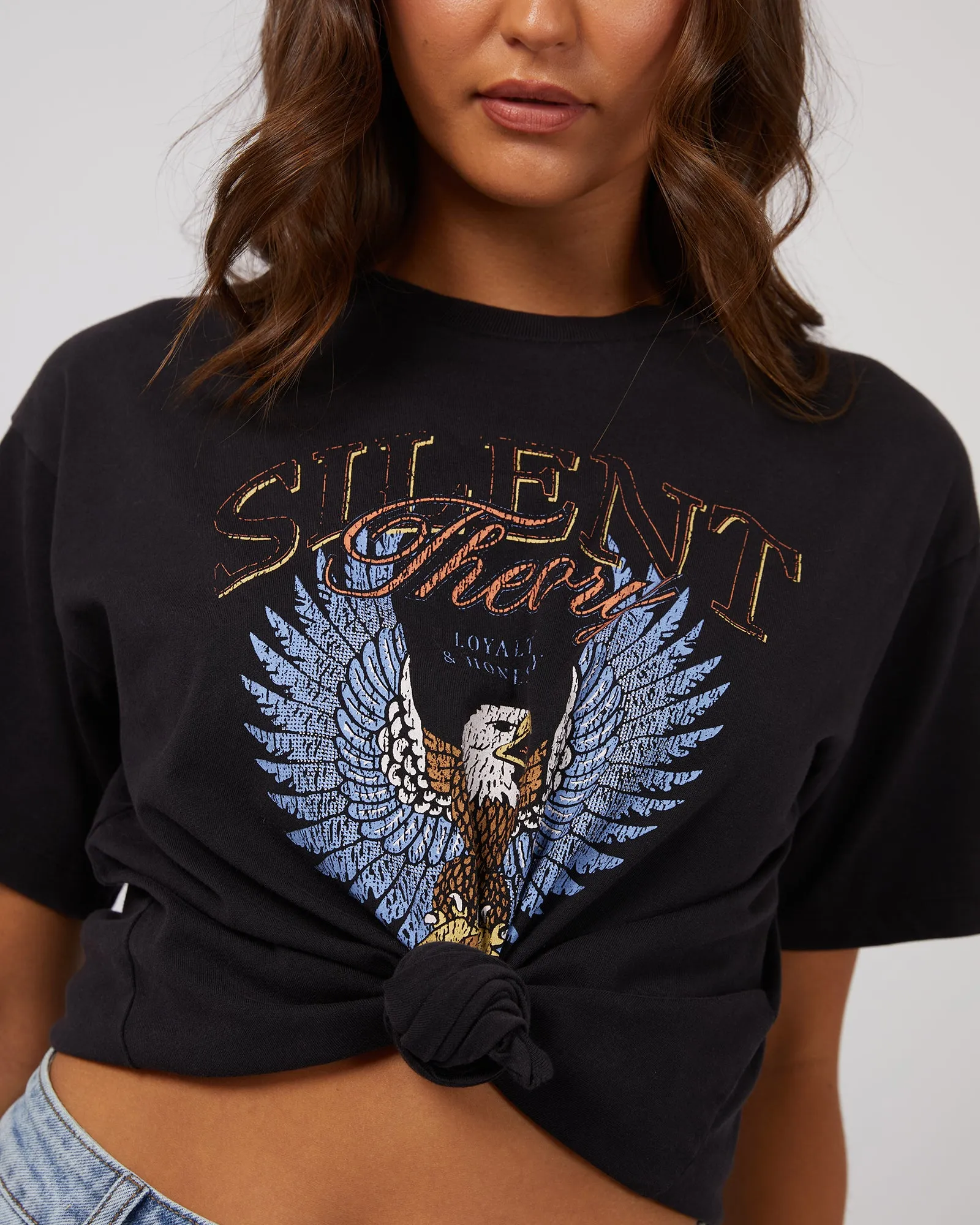 Open Wings Tee Washed Black sold by edge clothing product image thumbnail 5