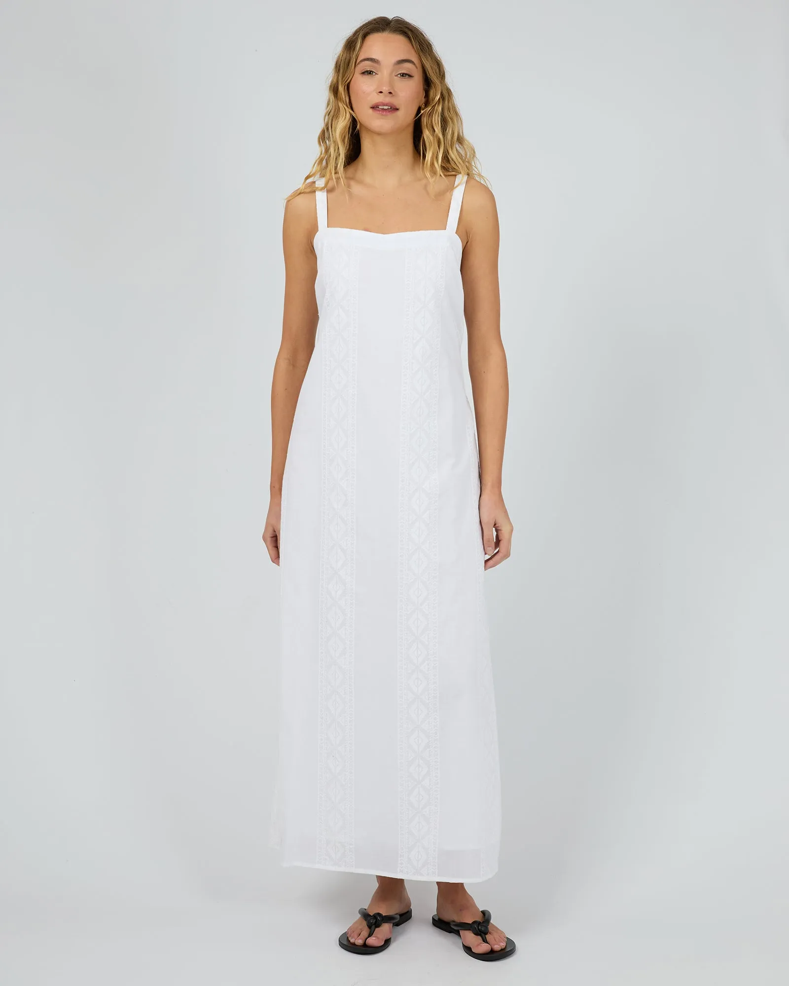 Nova Maxi Dress White sold by edge clothing