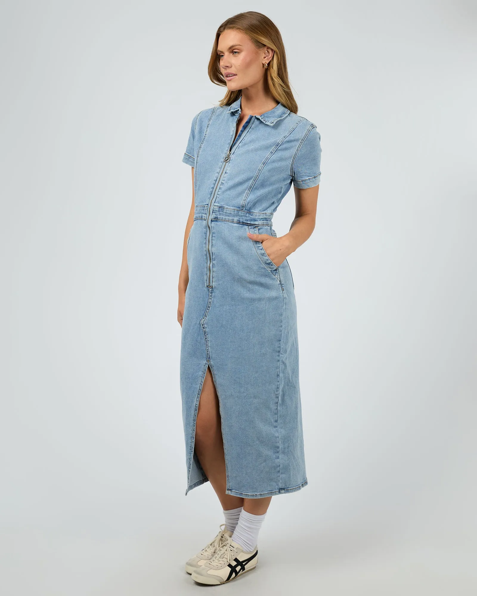 Boston Midi Dress Light Blue sold by edge clothing product image thumbnail 4