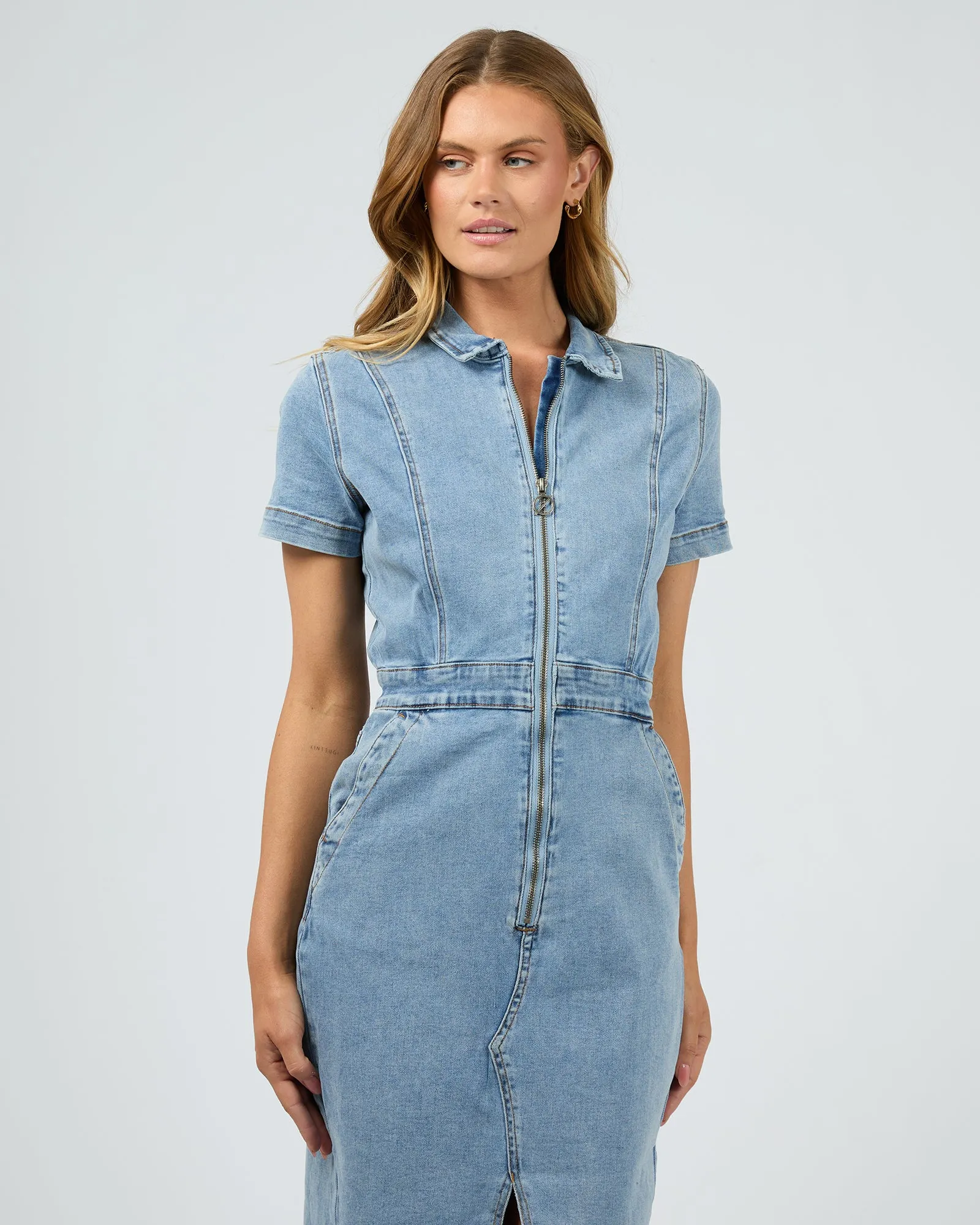 Boston Midi Dress Light Blue sold by edge clothing product image thumbnail 2