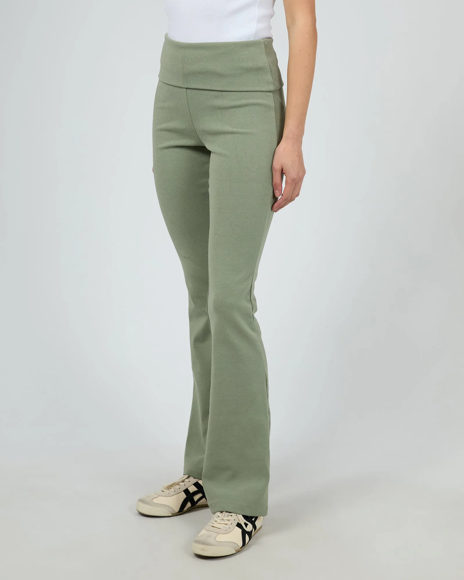 Elina Flare Pant Khaki sold by edge clothing product image thumbnail 4