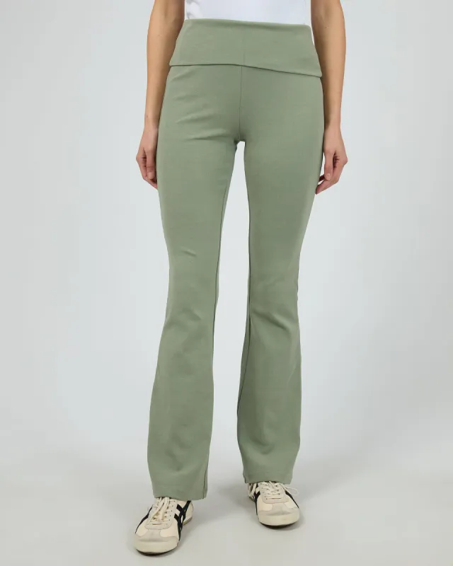 Elina Flare Pant Khaki sold by edge clothing