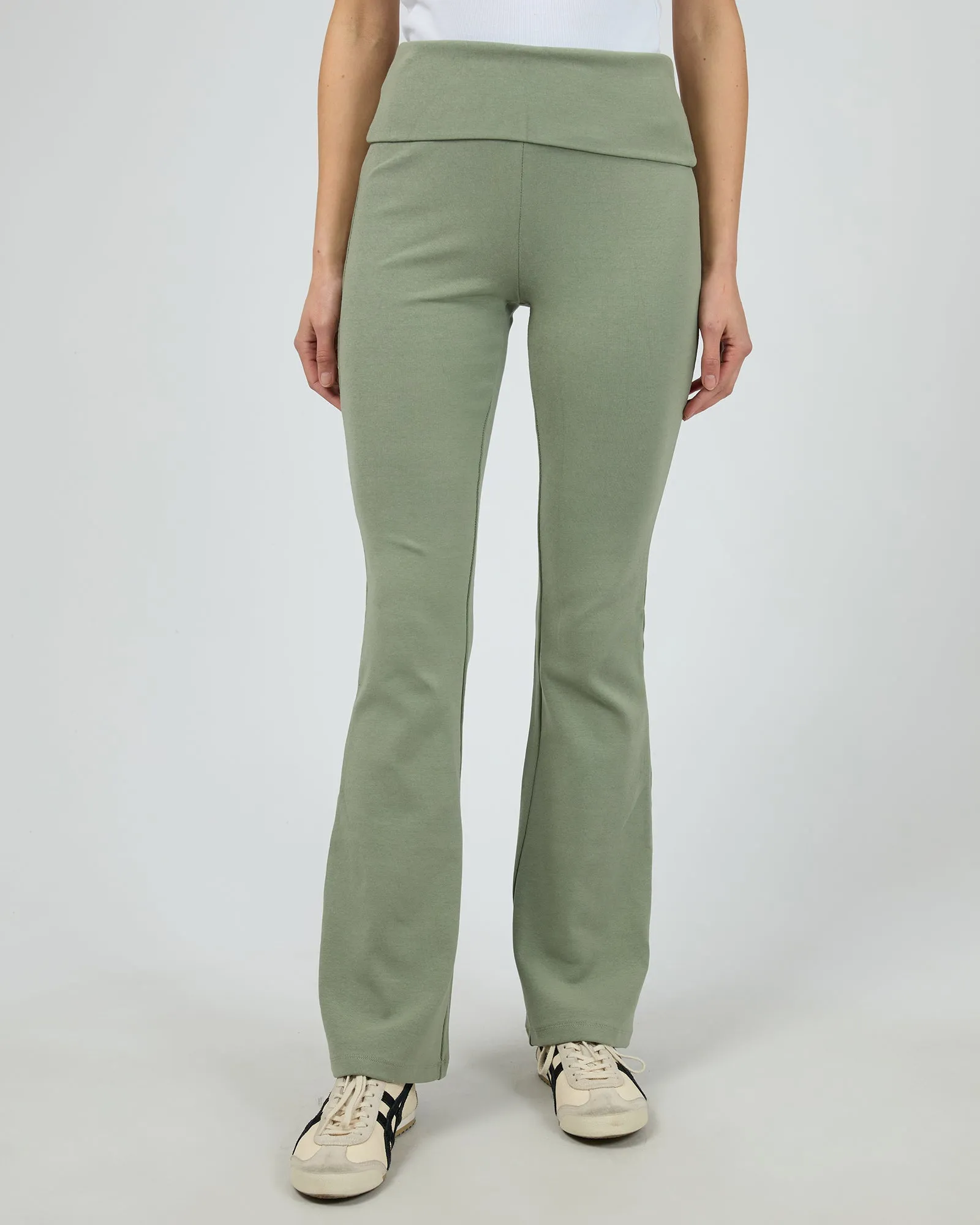 Elina Flare Pant Khaki sold by edge clothing