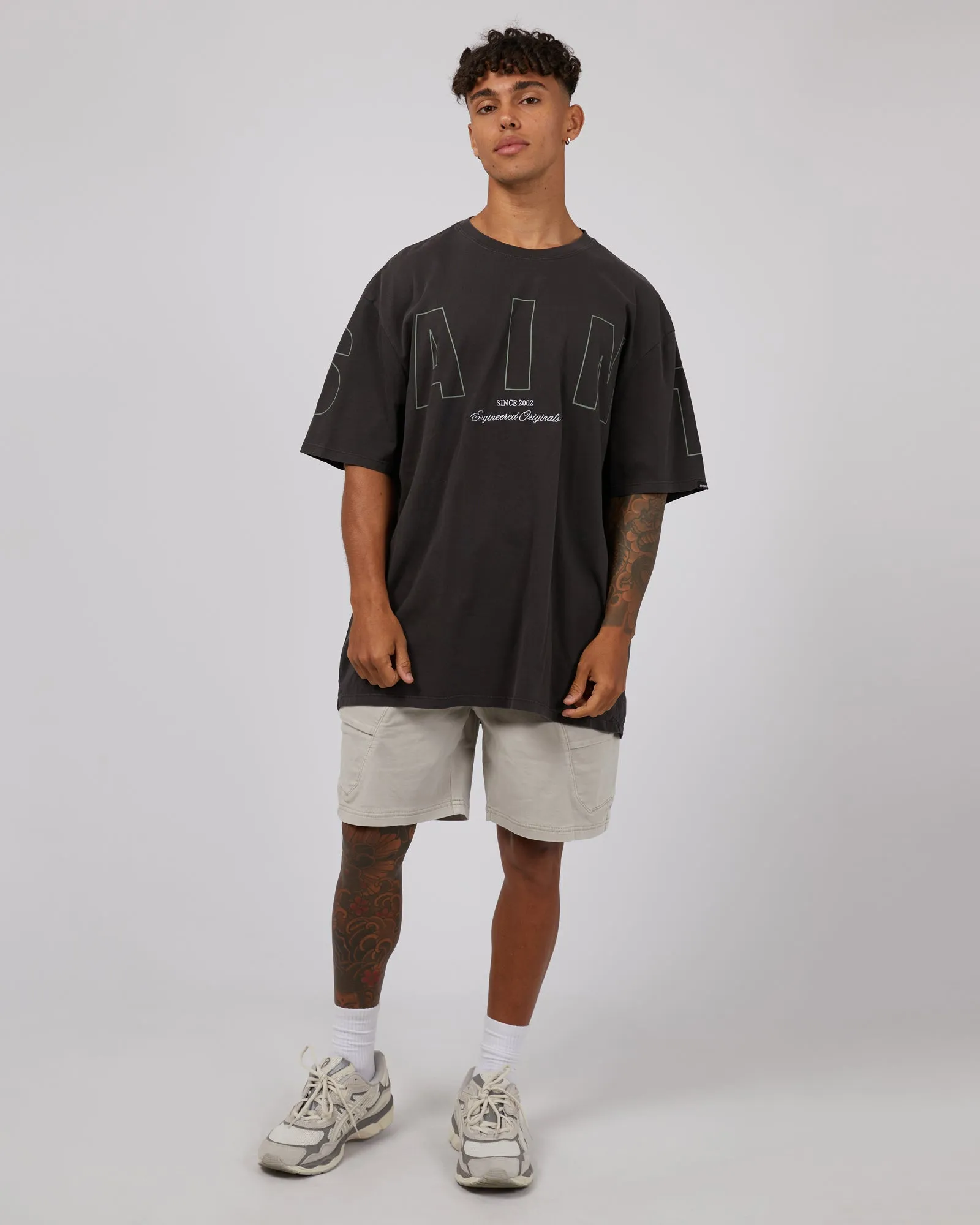 Riser Tee Washed Black sold by edge clothing product image thumbnail 2