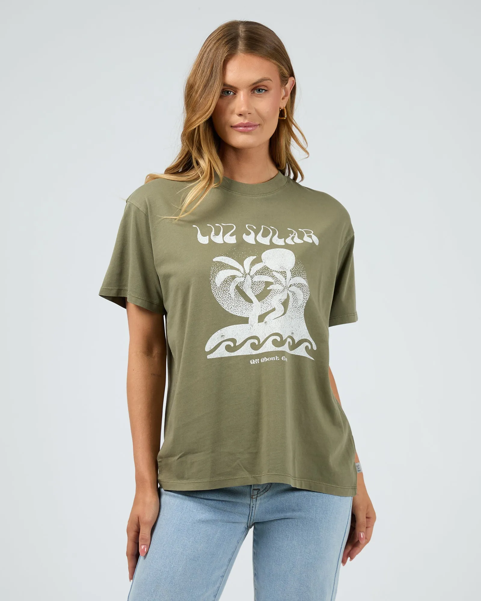 Solar Oversized Tee Khaki sold by edge clothing product image thumbnail 2