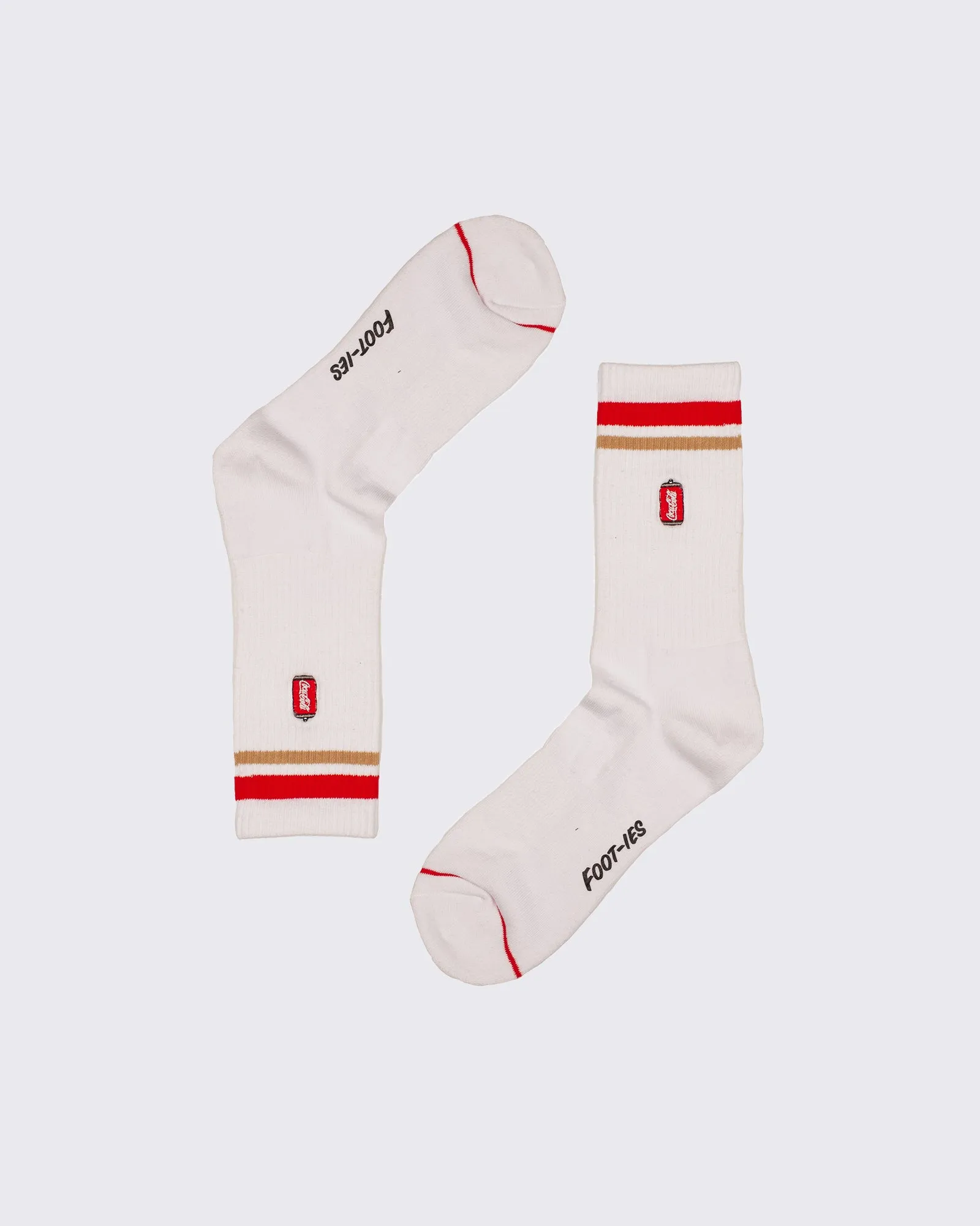Coke Can Sneaker 2 Pk Sock White Black sold by edge clothing product image thumbnail 4