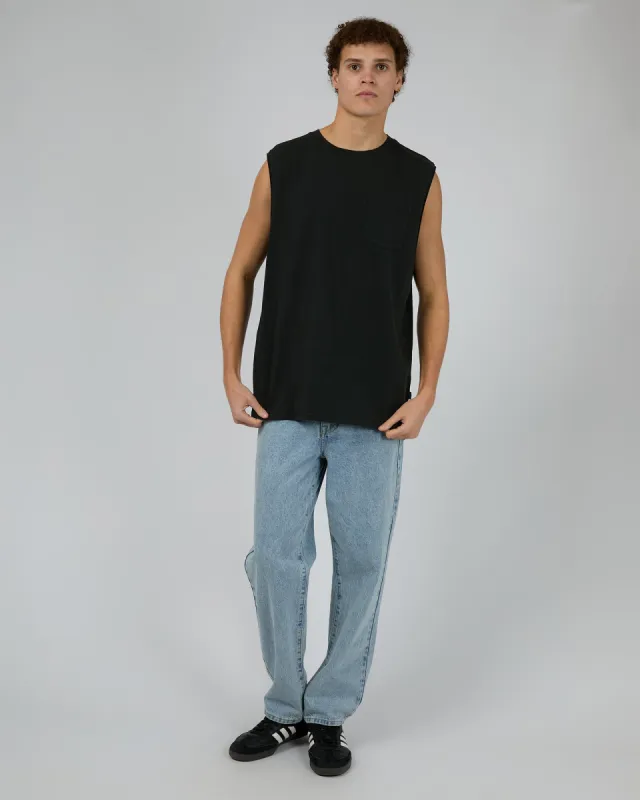 Surplus Muscle Ii Washed Black sold by edge clothing
