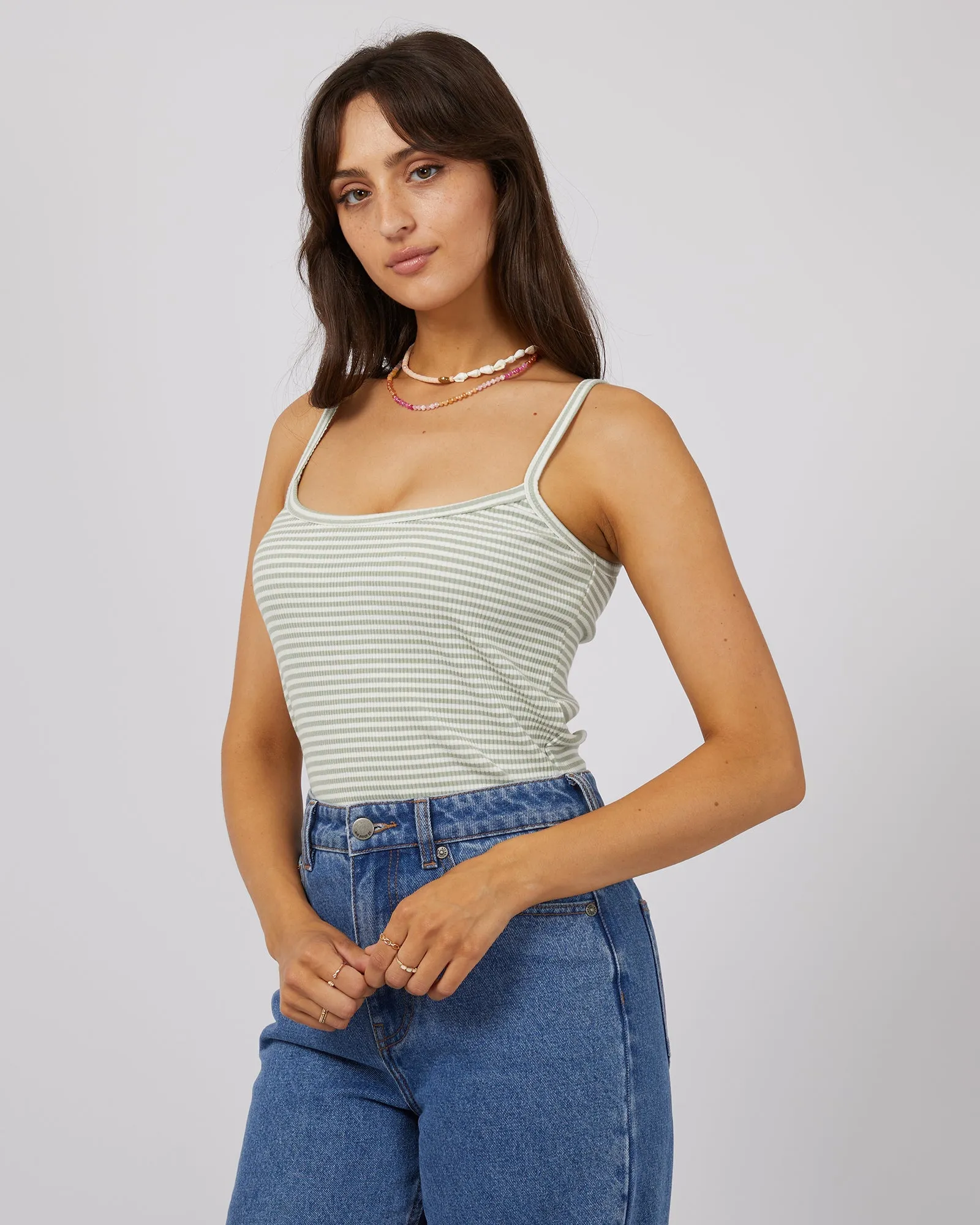 Eve Rib Stripe Cami Surf sold by edge clothing product image thumbnail 4