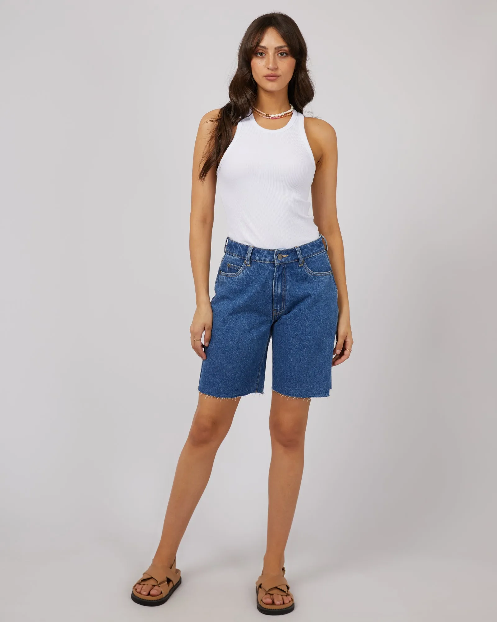 Lexie Denim Jort Heritage Blue sold by edge clothing product image thumbnail 3