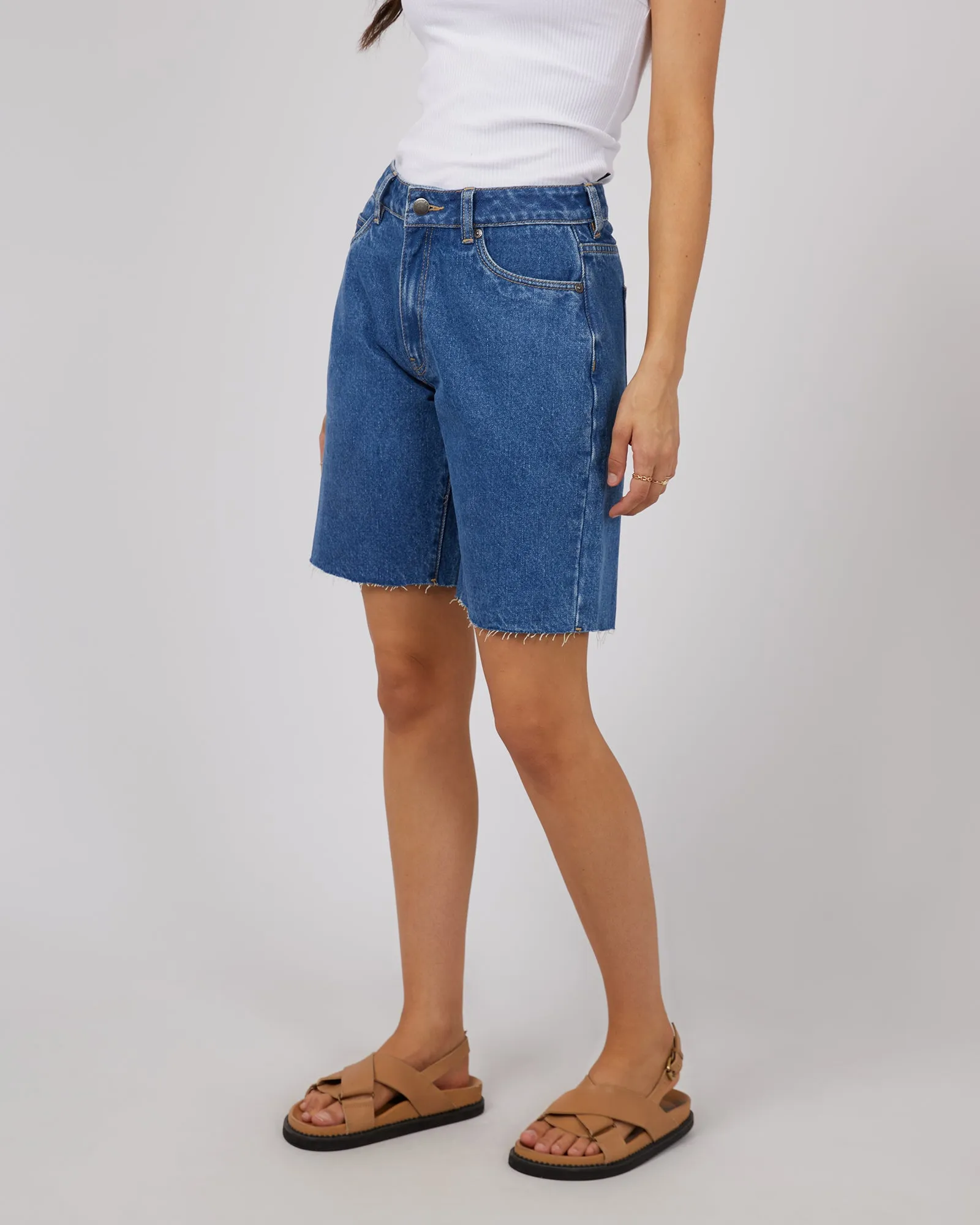 Lexie Denim Jort Heritage Blue sold by edge clothing product image thumbnail 5