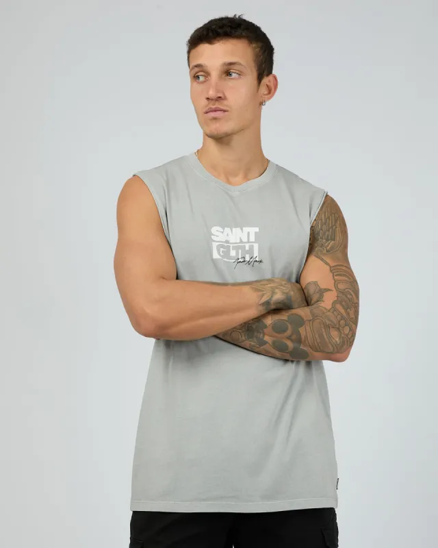 Reverse Muscle Grey sold by edge clothing