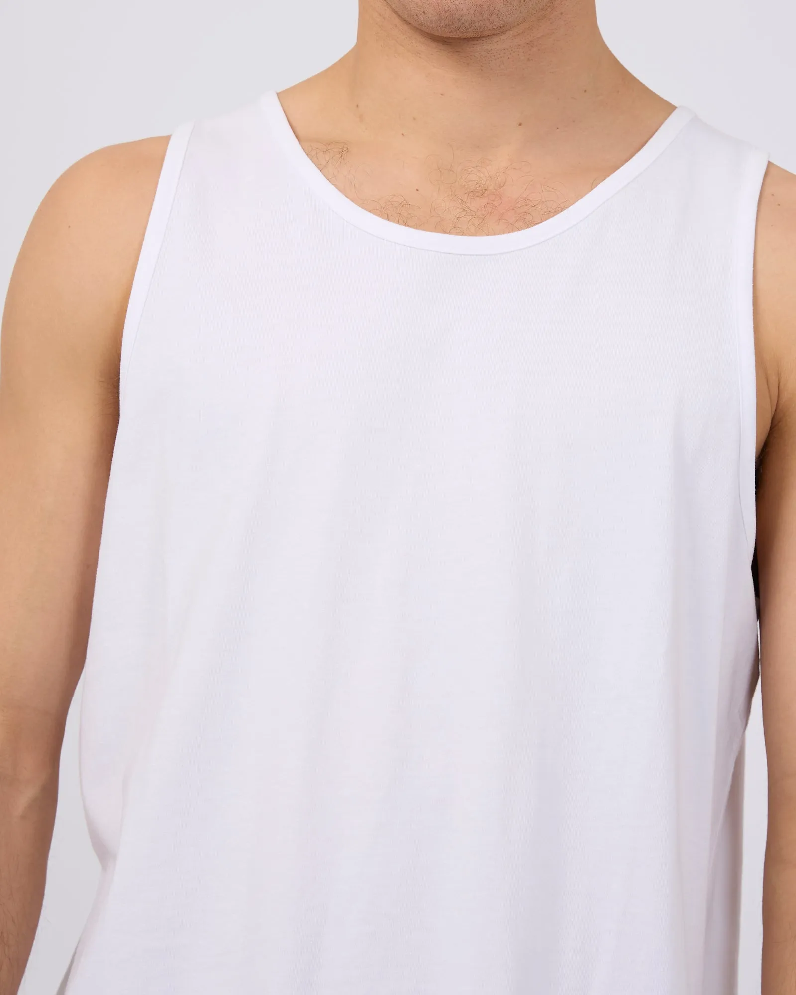 Classic Singlet White sold by edge clothing product image thumbnail 5