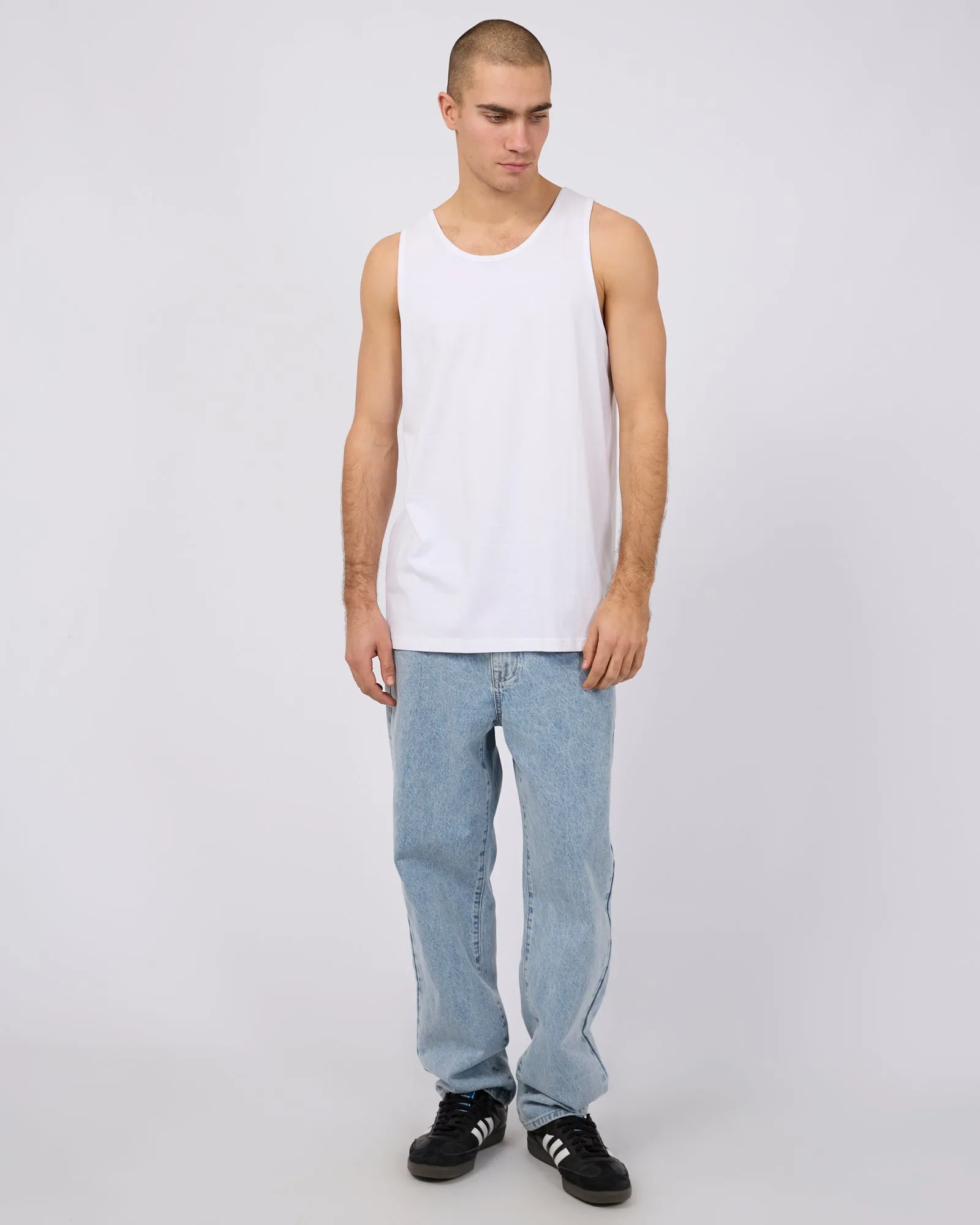 Classic Singlet White sold by edge clothing