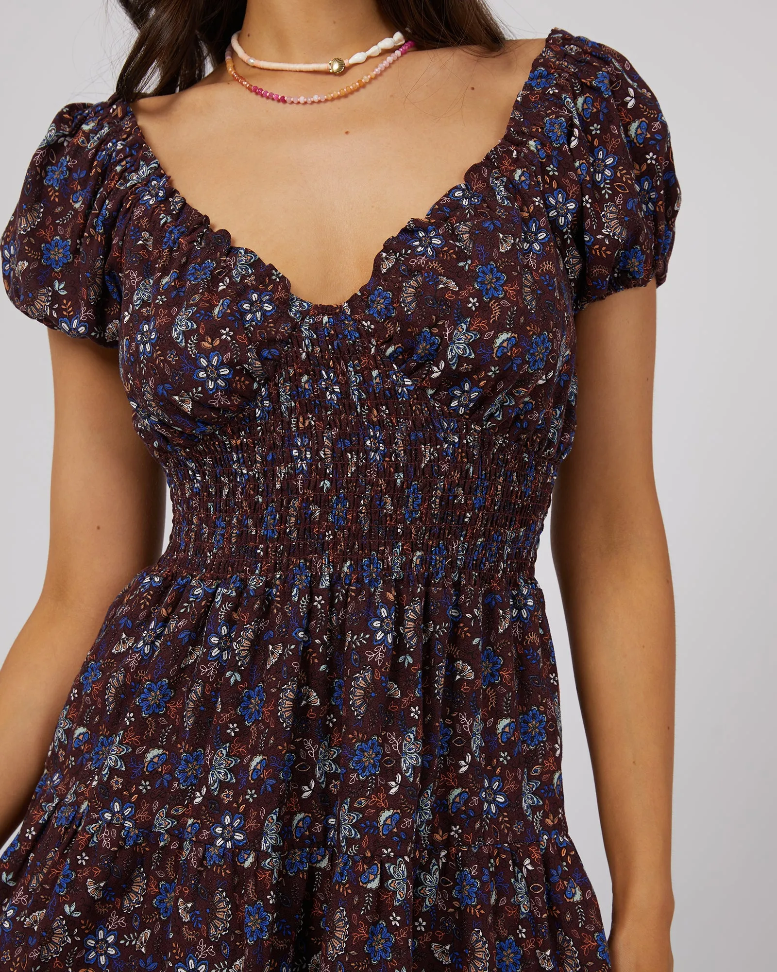 Millie Floral Print Mini Dress sold by edge clothing product image thumbnail 5