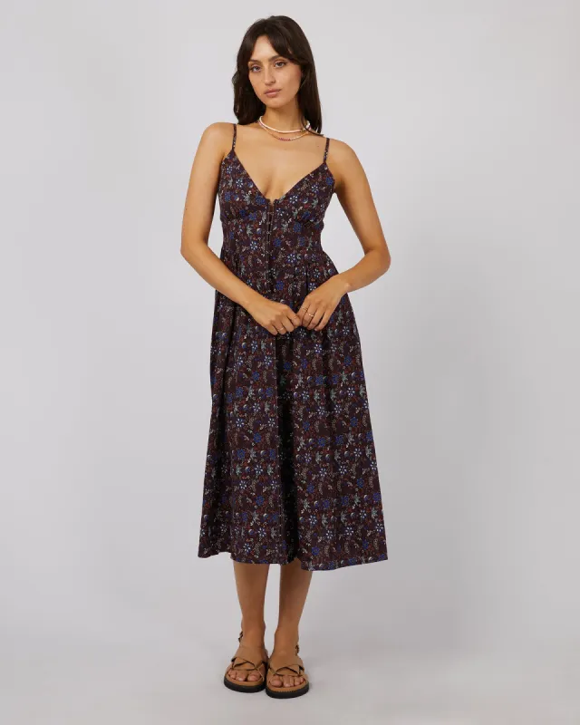 Millie Floral Print Midi Dress sold by edge clothing