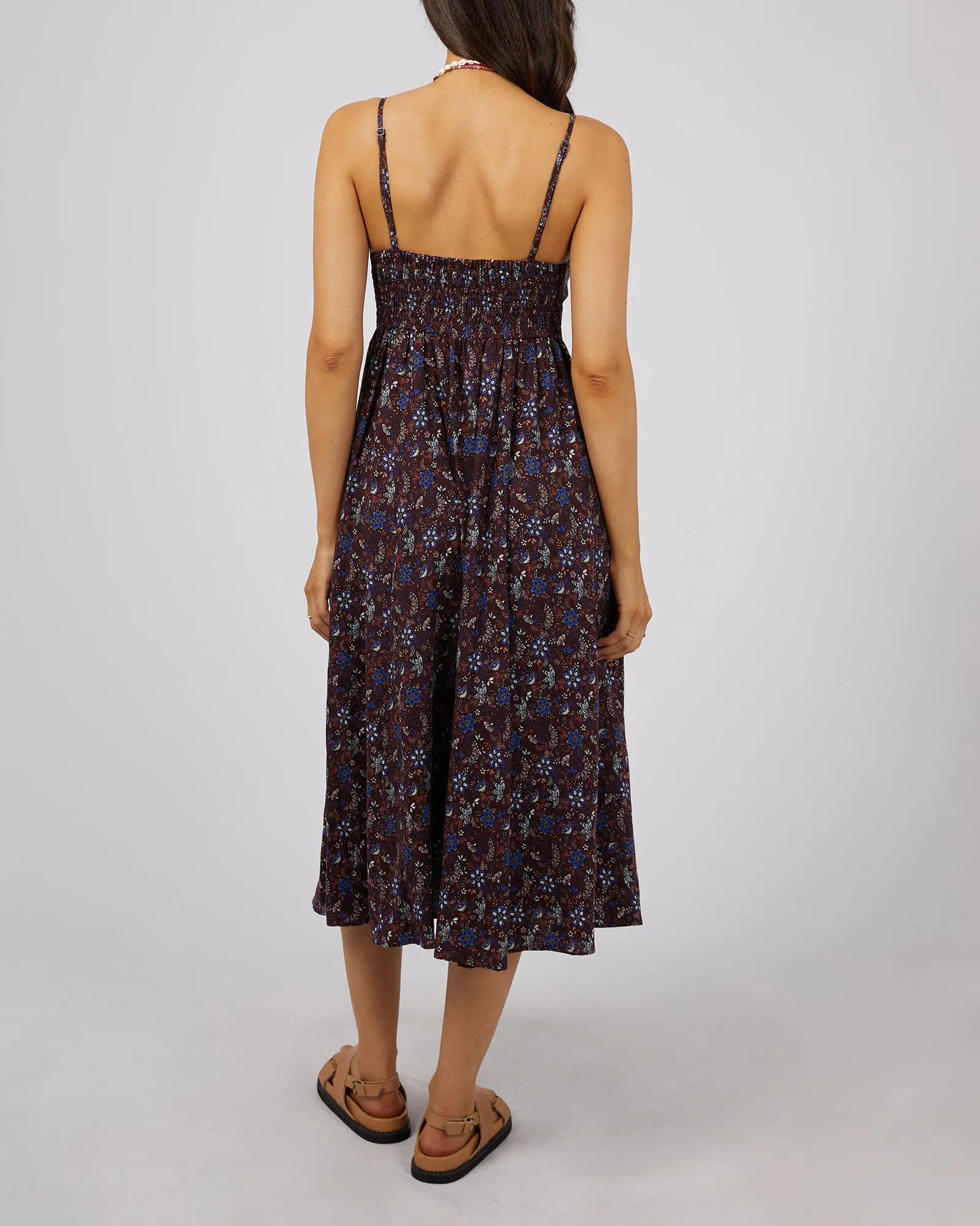 Millie Floral Print Midi Dress sold by edge clothing product image thumbnail 3