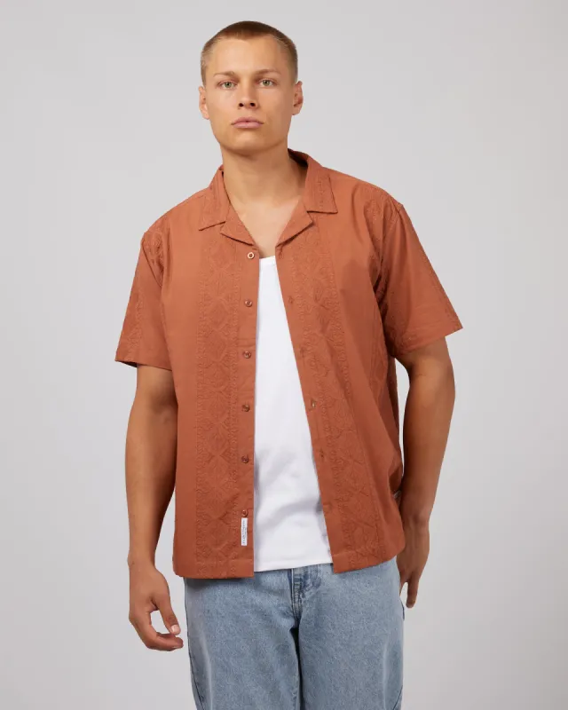 Hendricks Shirt Tan made by edge clothing