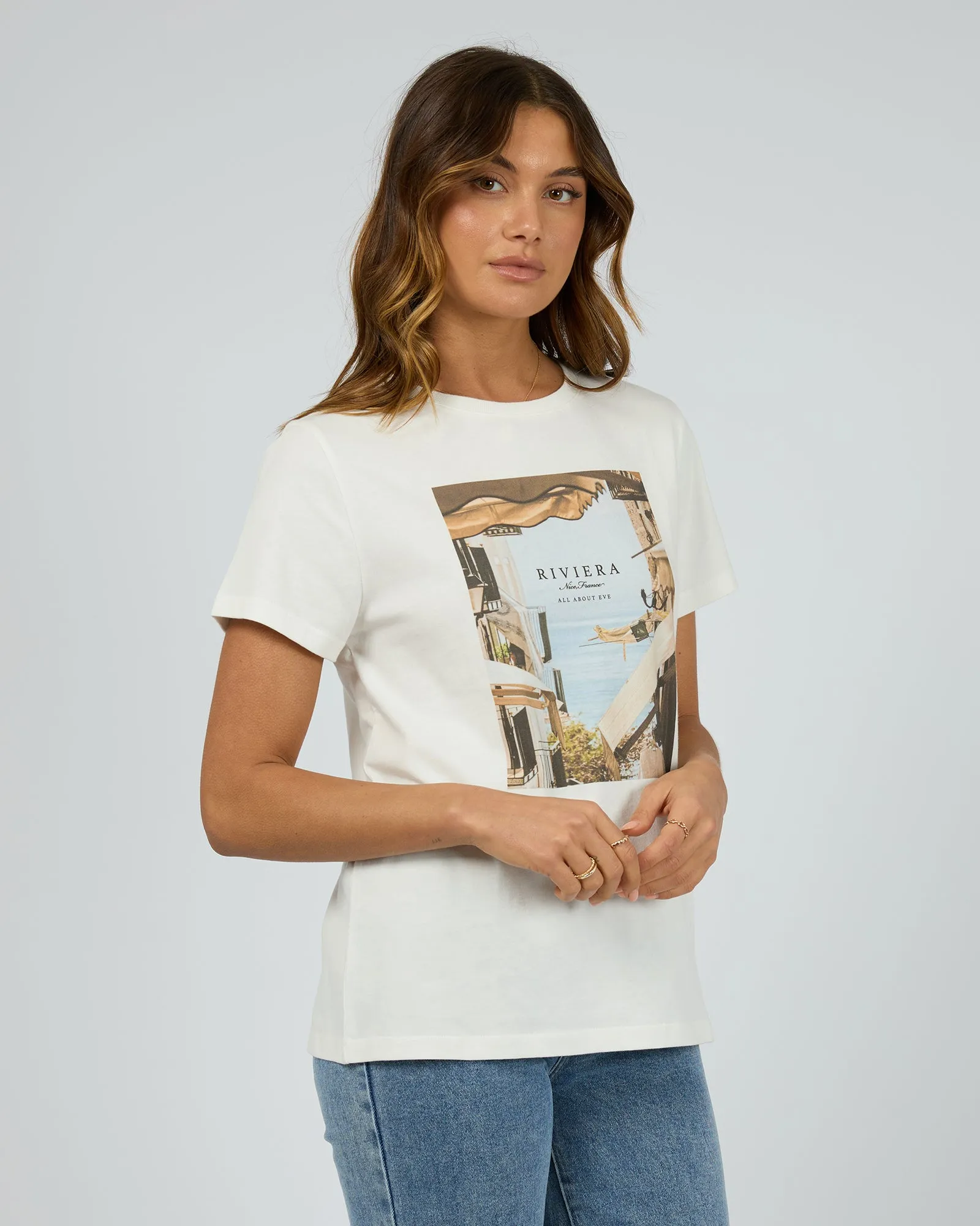 Tia Tee Vintage White sold by edge clothing product image thumbnail 4