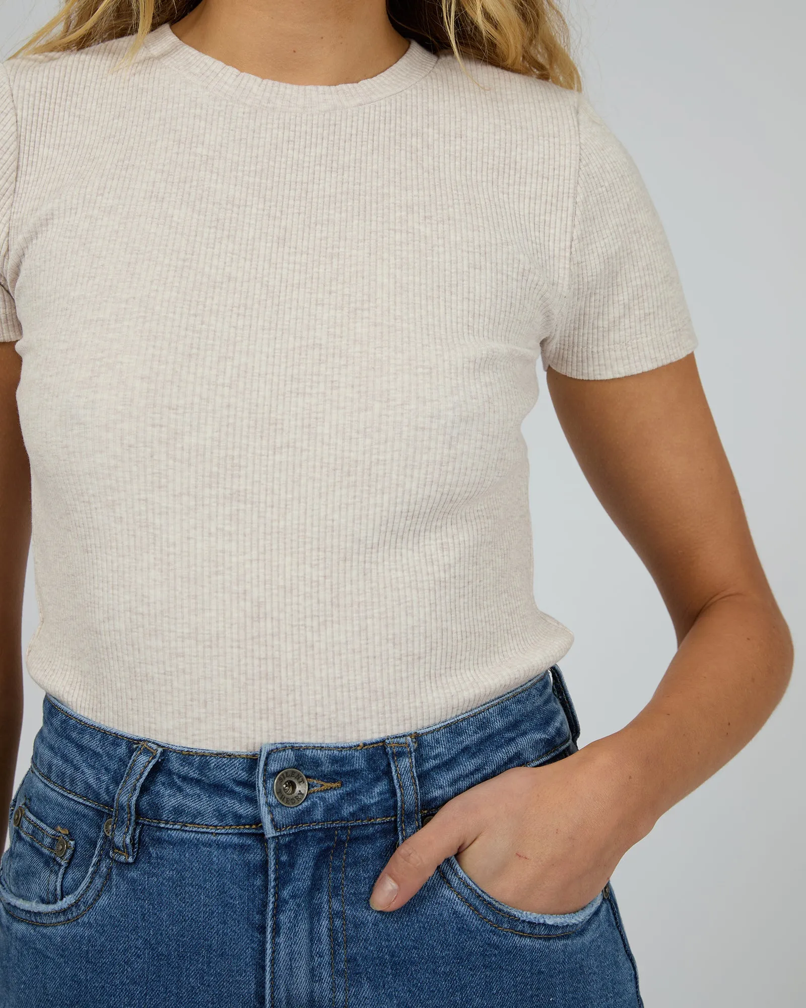 Bella Tee Oatmeal sold by edge clothing product image thumbnail 5