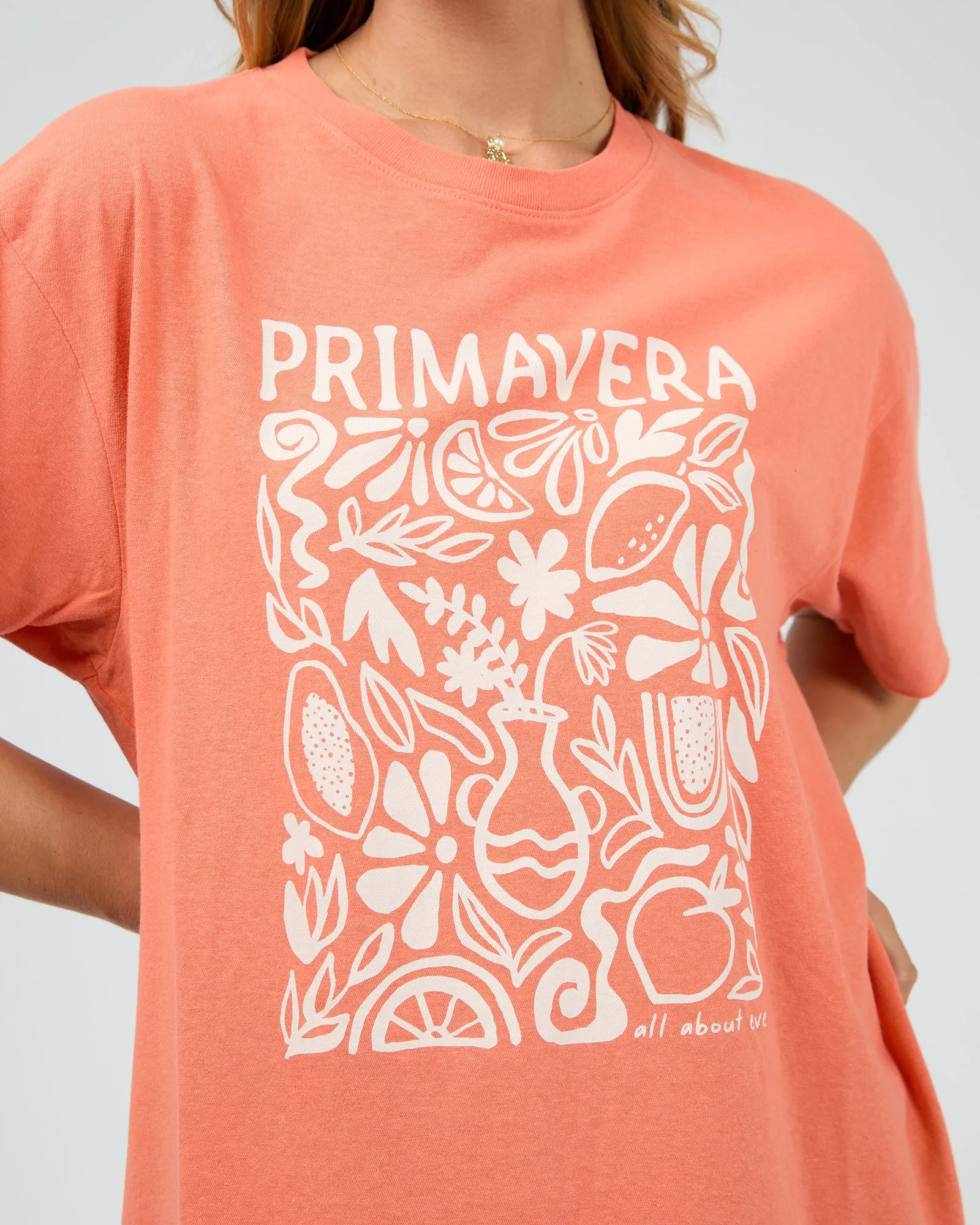 Primavera Tee Papaya sold by edge clothing product image thumbnail 5