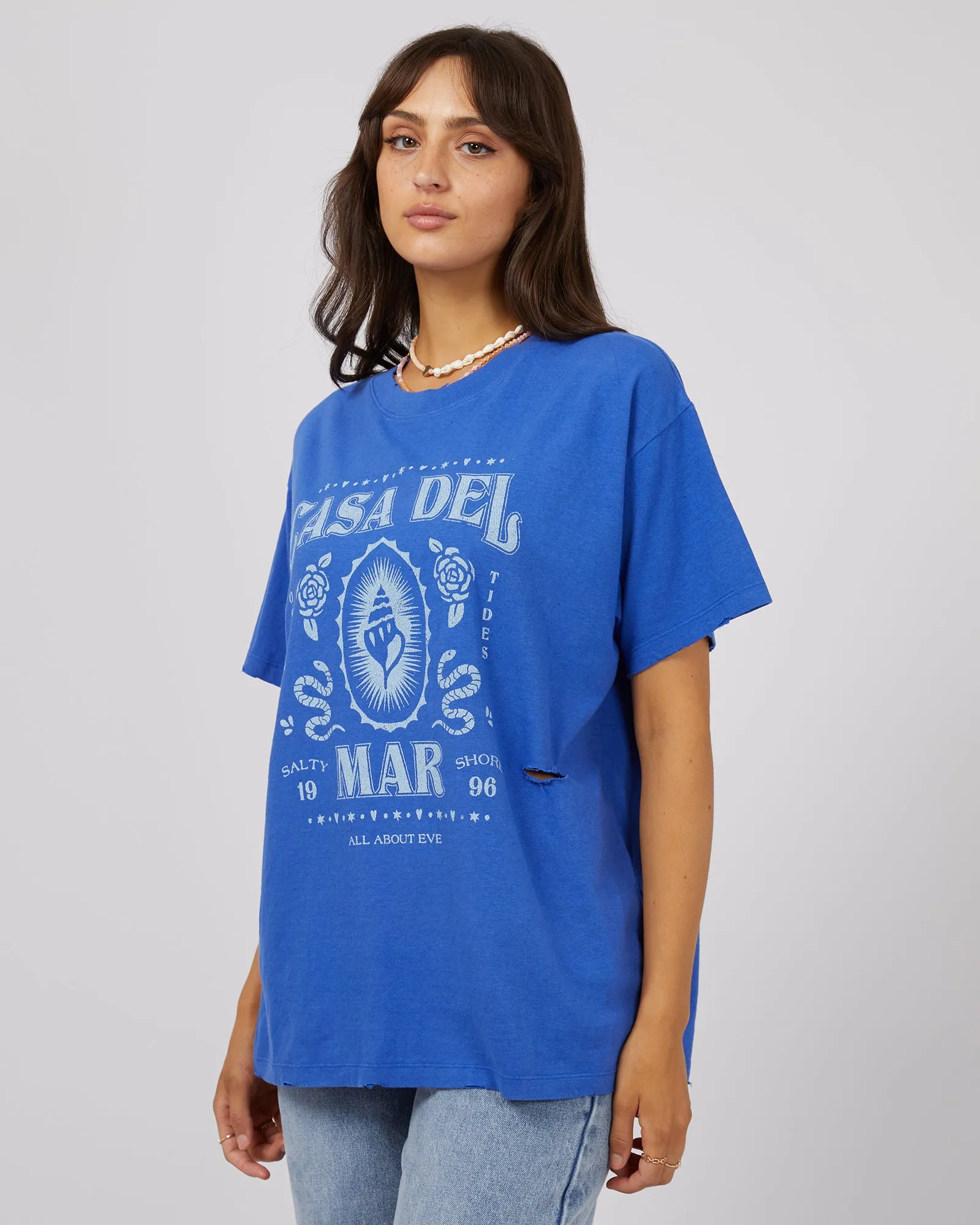 Casa Del Mar O/S Tee Blue sold by edge clothing product image thumbnail 4