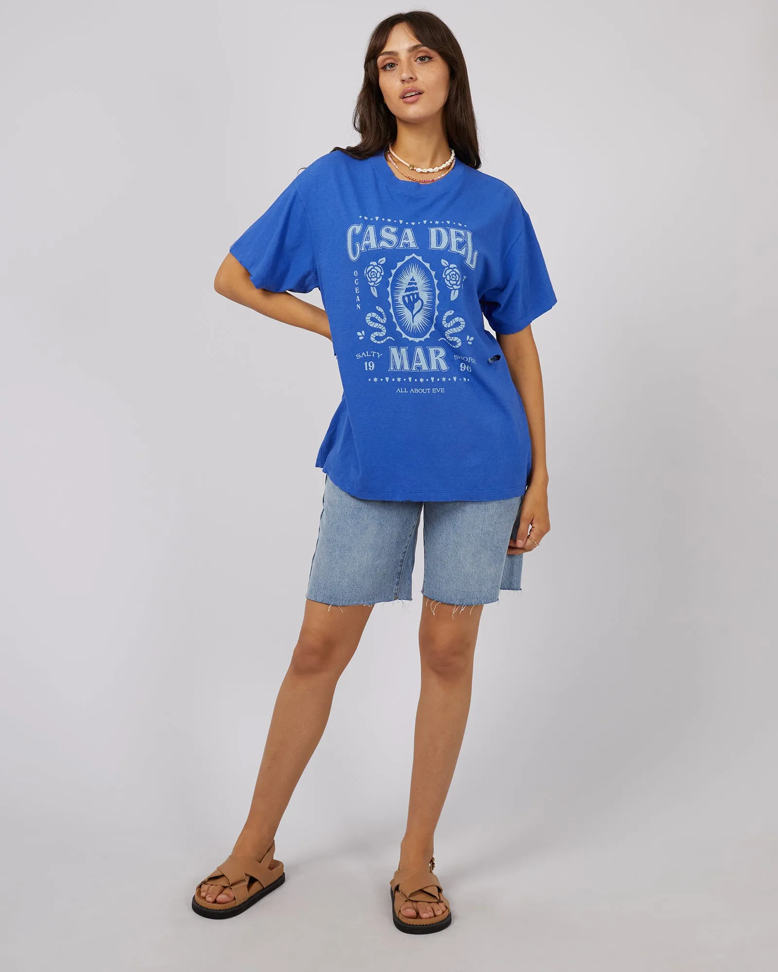 Casa Del Mar O/S Tee Blue sold by edge clothing product image thumbnail 2