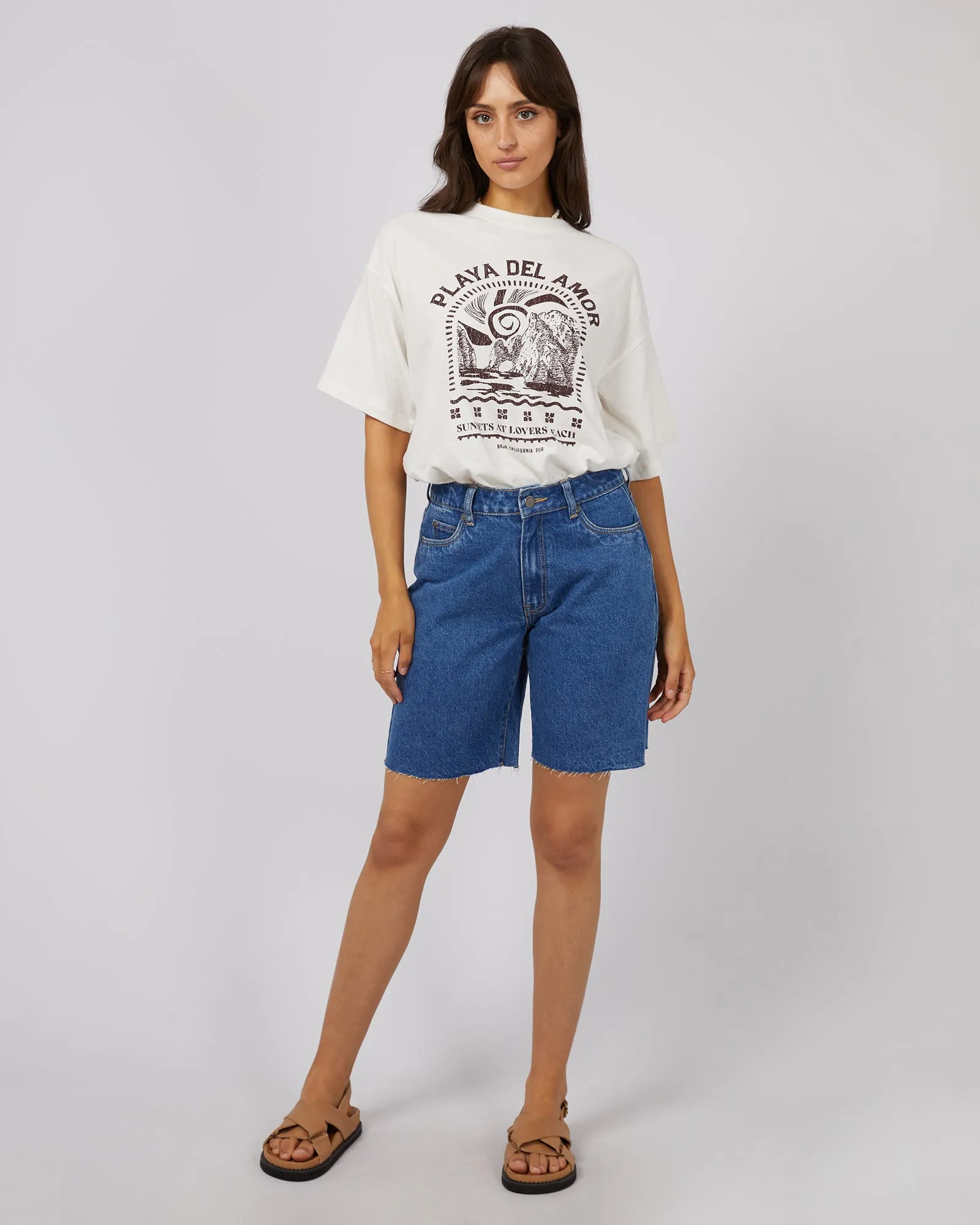 Solar Oversized Tee Vintage White sold by edge clothing product image thumbnail 2