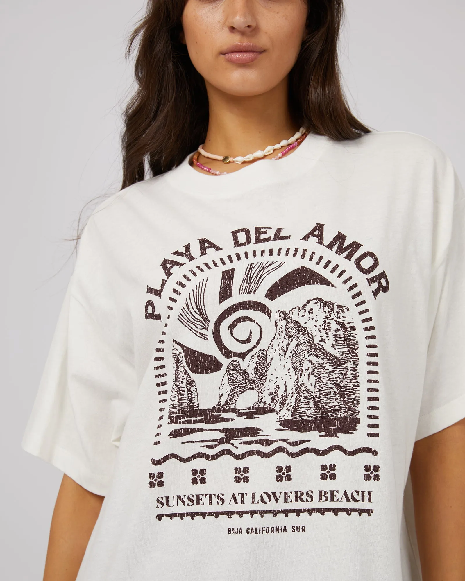 Solar Oversized Tee Vintage White sold by edge clothing product image thumbnail 5