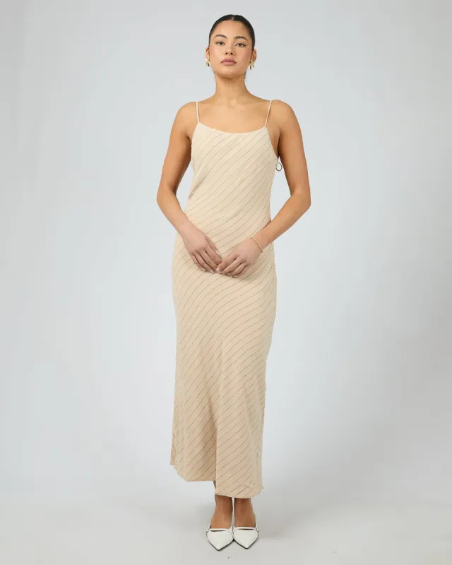 Isla Maxi Dress Natural sold by edge clothing