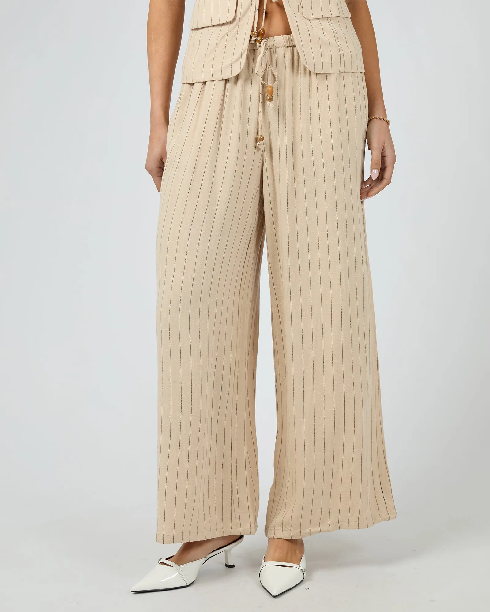 Isla Pant Natural sold by edge clothing