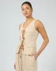 Isla Vest Natural sold by edge clothing