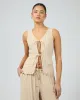 Isla Vest Natural sold by edge clothing