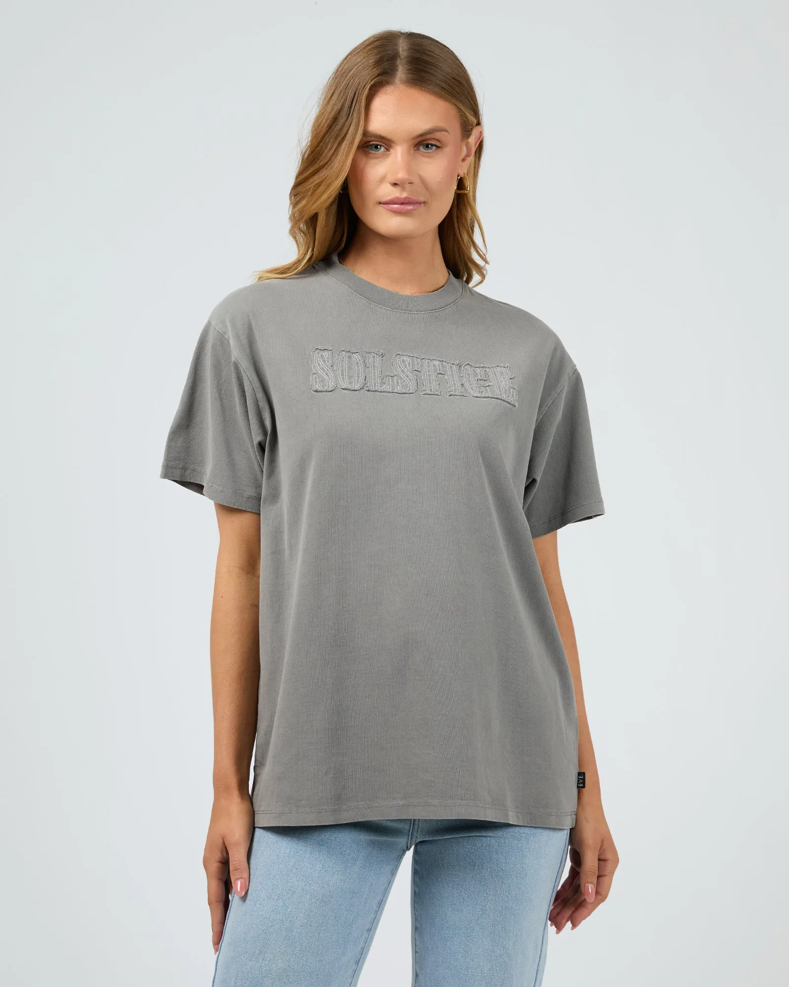 Sundown Oversized Tee Charcoal sold by edge clothing